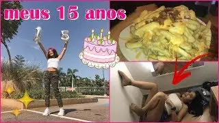MEU ANIVERSÁRIO DE 15 ANOS! vlog - Bela Almada