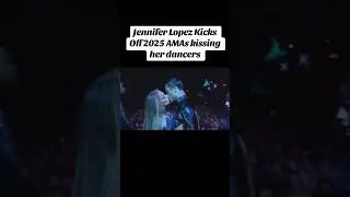 Jennifer Lopez kisses dancer in AMAs 2025 #trending