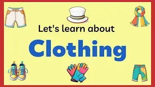 Выучите 10 слов, связанных с одеждой, для детей 👕 | Английский словарь для детей