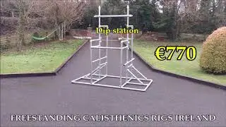 360 degree rotation of FEBI Outdoor Power Rack and Dip Station