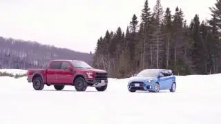 Ford F-150 Raptor and Focus RS Winter Performance Demo
