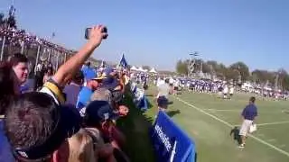 St. Louis Rams and Dallas Cowboys fight in training camp in Oxnard, CA 2015