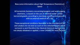 Plasma Physics, High Temperature Chemistry