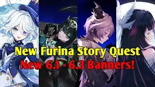 GENSHIN IMPACT 6.1-6.3 BANNER UPDATES! NEW FURINA STORY QUEST! Anniversary Free Rewards and Leaks!