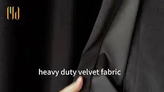 Heavy duty flame retardant stage curtain