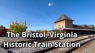 The Bristol, Virginia Historic Train Station! History Preserved! #history #travel #train #technology