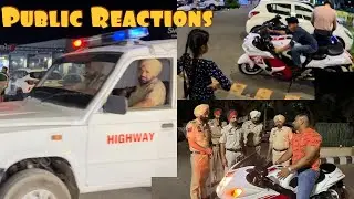 Public Relations on Loud Superbikes in Punjab | Desi Rider Sidhu | People Shocked | Suzuki Hayabusa