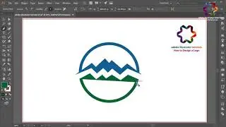 adobe illustrator tutorial   Circle Mountain Logo Design   Simple Logo Design illustrator