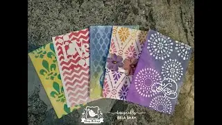 5 Quick DIY Cards with Distress Oxide and Stencil Backgrounds