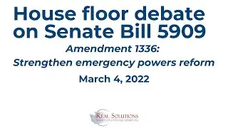 House Democrats stop debate on emergency powers legislation (Senate Bill 5909) | March 4, 2022