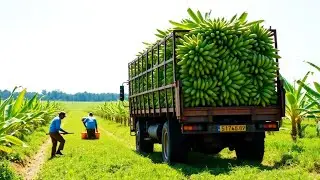 केले का कचरा बनता सोना! 😱 हाई-टेक फैक्ट्री