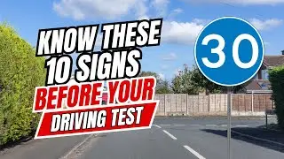 Beware of These 10 Road Signs Before Your Driving Test | UK Road Signs | Driving Test Road Signs