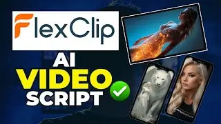 FlexClip AI: Generate FULL VIDEO SCRIPT with One Click (Then One Click Turn Script into Video 😱)