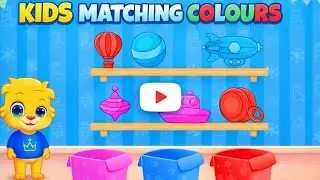 Kids Matching Colours Learning Game | Learn Colors for Toddlers | Fun Kids Video