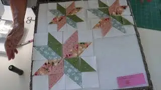 Southern Star Block Summer Moon Quilt Along