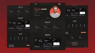 How To Make A Complete Responsive Portfolio Website Using Only HTML And CSS | Step By Step