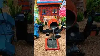 diy mini construction video || mini mixer machine || new project #ytshort  #construction  #shorts