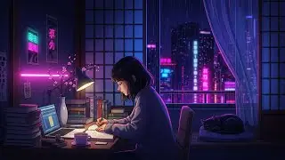 Late Night Calm 🌙 Chill Lofi Beats ☂️ beats to relax / study to • lofi type beat