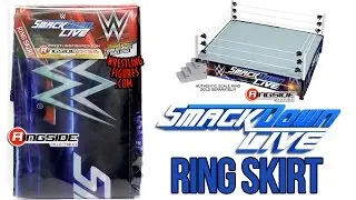 WWE FIGURE INSIDER: Smackdown Live - Ring Skirt - Ringside Exclusive Wrestling Playset Accessory