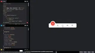 Navigation Menu Indicator using HTML CSS & JavaScript