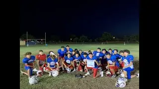 Firebaugh Falcons Play An Effective Running Game Against Los Ba&ntilde;os Tigers 9-2-23.