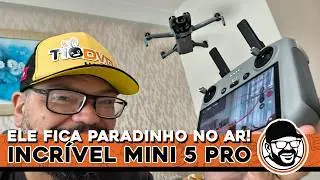 Incr&iacute;vel! DJI MINI 5 PRO Fly More Combo Plus &ndash; Unboxing, Configura&ccedil;&atilde;o e Primeiro Voo!
