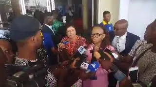 Press conference with Lady Tolu Eledan at ISAF  2025