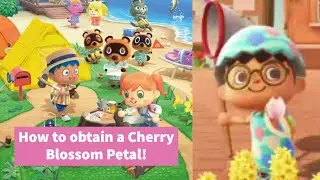 How to Obtain a Cherry Blossom Petal - Cherry Blossom Petal Animal Crossing: New Horizons!