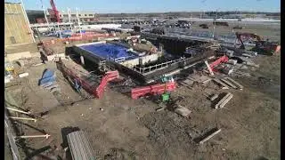 New Aquatics Facility at the Bold Centre: Timelapse of November 2024 Construction.
