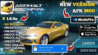 Asphalt Nitro Mod V1.8.0a Apk Terbaru 2025 - Unlimited Money & Unlock All Car😱