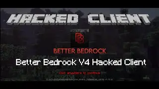 [New] Better bedrock V4 Client for MCPE  MCBE Hacked Client for MCPE 1.18.32 anti ban and fps booste