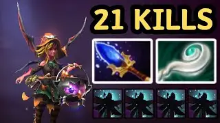 🔥 CRAZY 21 KILLS MID DARK WILLOW?! 💀 SHADOW REALM DELETED EVERYONE | DOTA 2