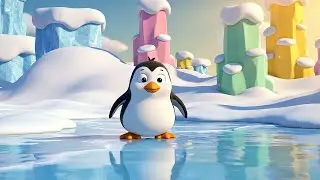 Minecraft Tiny Penguin Slipped on Ice Blocks | Nursery Rhymes for Kids & Baby Songs