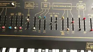 ARP Axxe analog synthesizer demo with mods