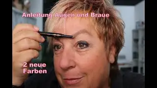 Anwendung Augen und Braue Hell und Dunkel
