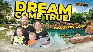 A Day at Discovery Cove: Swimming with Dolphins and Snorkeling in Paradise: Day 09 Florida Vlog 2024