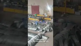 Double wire chainlink fencing machine #shorts  #fencingmachine #chainlinkmachine