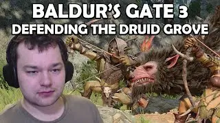 Defending the Druid Grove in Baldur's Gate 3 Half Orc Paladin