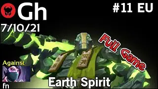 Support Gh [Liquid] plays Earth Spirit!!! Dota 2 Full Game 7.21