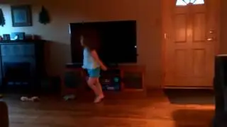 Carly dancing to AC DC