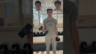1v1 BICEP CURL CHALLENGE #fyp #weightlifting #gym #weights #biceps #bicepsworkout #challenge #1v1