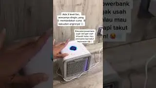 #RacunShopee AC Mini Portable Cuma 100RB!