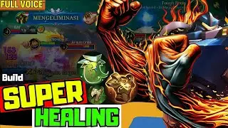 SUPERr HEALING 100%!! URANUS MAX HEAL BUILD 🔥 (MUST TRY). MLBB
