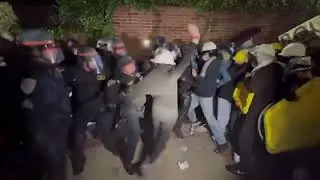 UCLA Students Stand in Solidarity for Palestine Amid Riot Police Attack