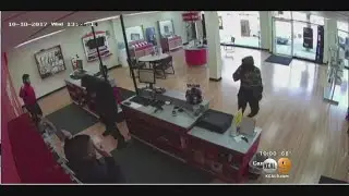 Caught On Tape: Armed Robbers Hit Verizon Store Ordering Clerks To The Floor