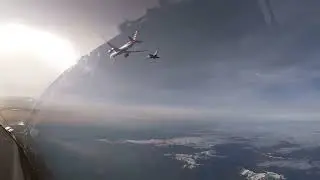 American Airlines flight ESCORTED by Italian fighter jets & diverted to land in Rome.