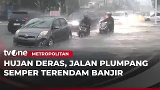 Banjir Jakarta Utara, Sejumlah Motor Mati Mesin | Metropolitan tvOne