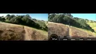 Yeti SB95c and Scott Spark 940 Jr crashes on bike both camera viewas