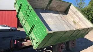 Traktorvagn med Tippfunktion