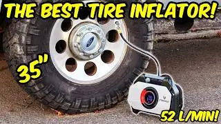 The Best Tire Inflator for Big Tires! - Etenwolf S7 Portable Tire Inflator Review